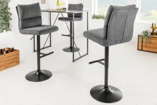 Barová stolička Comfort Cord Gray
