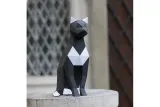Dekorácia PAPER CAT BLACK