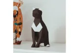 Dekorácia PAPER CAT BROWN 2