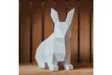 Dekorácia PAPER RABBIT WHITE