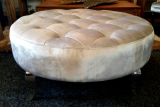Taburet SURFACE ROUND SILVER