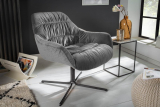Kreslo DUTCH LOUNGE GRAY