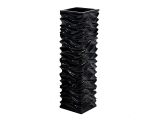Kvetináč CUBICON BLACK 100