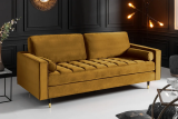 Sedačka VELVET MUSTARD