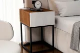 Nočný stolík AVORIO WHITE