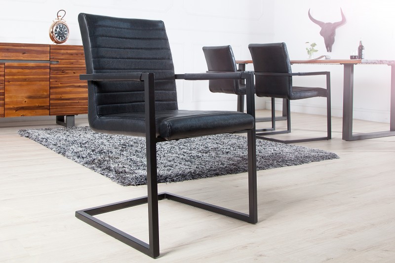 Stolička Imperial Antik Black