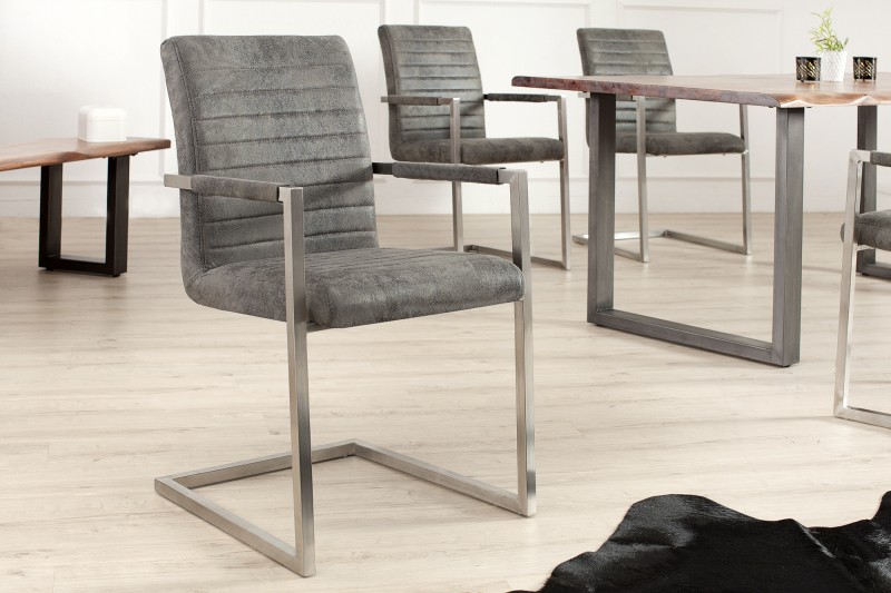 Stolička Imperial Antik Grey II