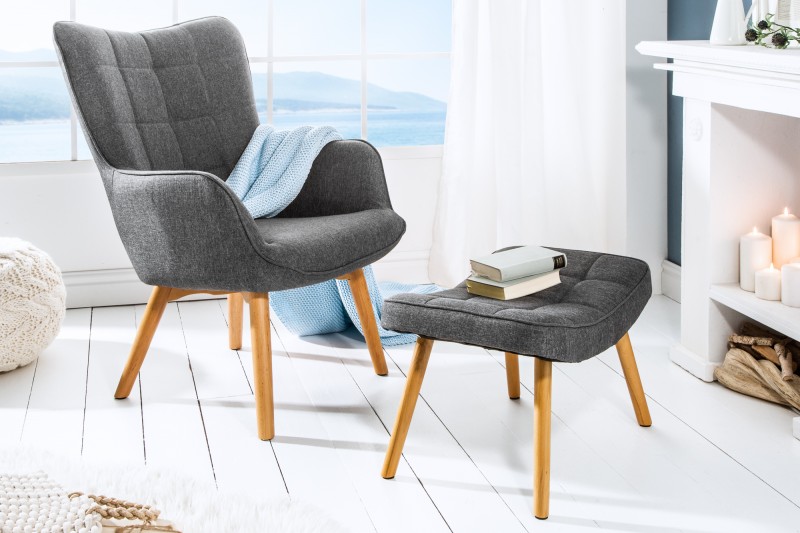 Kreslo SCANDINAVIA GRAY