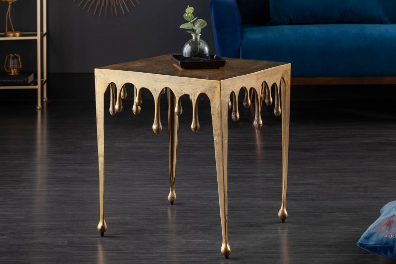 Stolík LIQUID GOLD