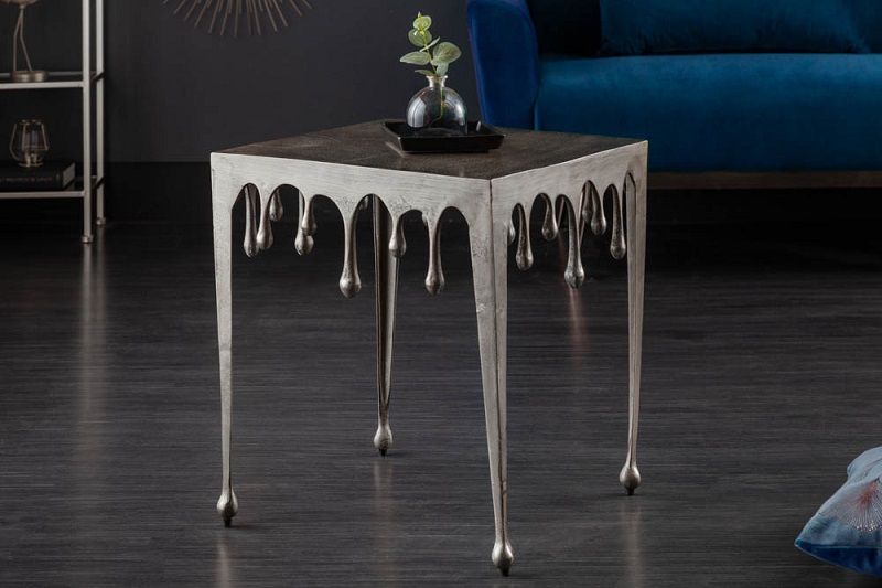 Stolík LIQUID SILVER