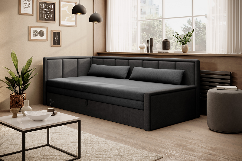 Sedačka FULGEO GRAY BLACK