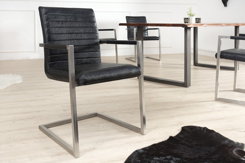 Stolička IMPERIAL ANTIK BLACK II
