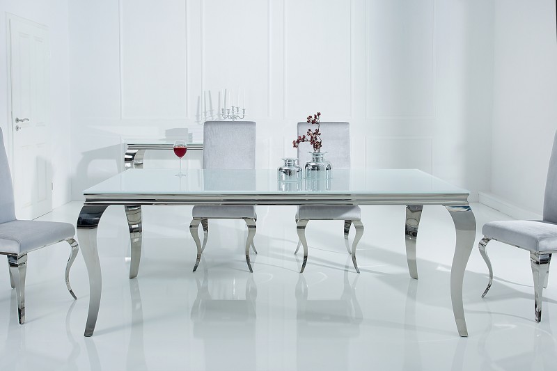 Jedálenský stôl BAROCK MODEL WHITE 180