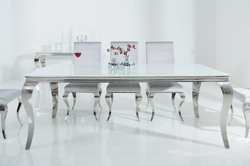 Jedálenský stôl BAROCK MODEL WHITE 200