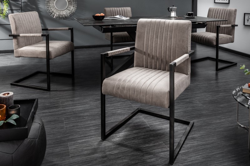 Stolička ASTON TAUPE
