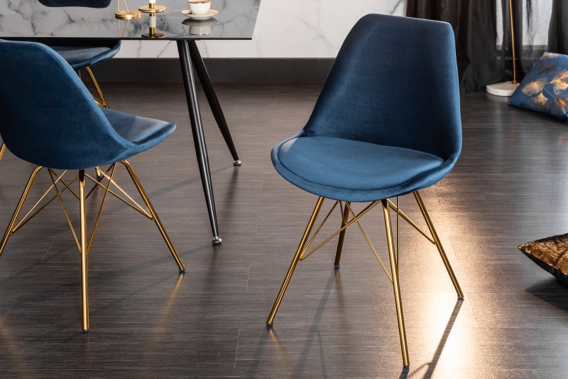 Stolička SCENER RETRO DARK BLUE