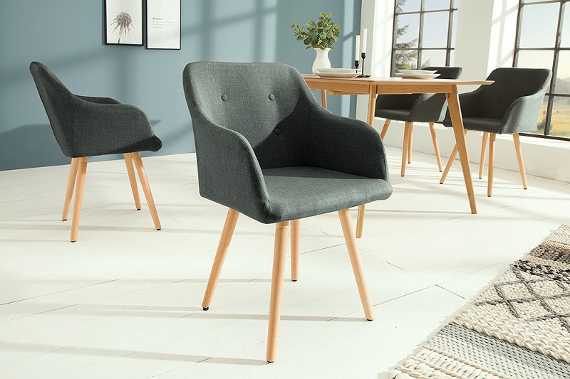 Stolička SCANDINAVIA DARK GRAY