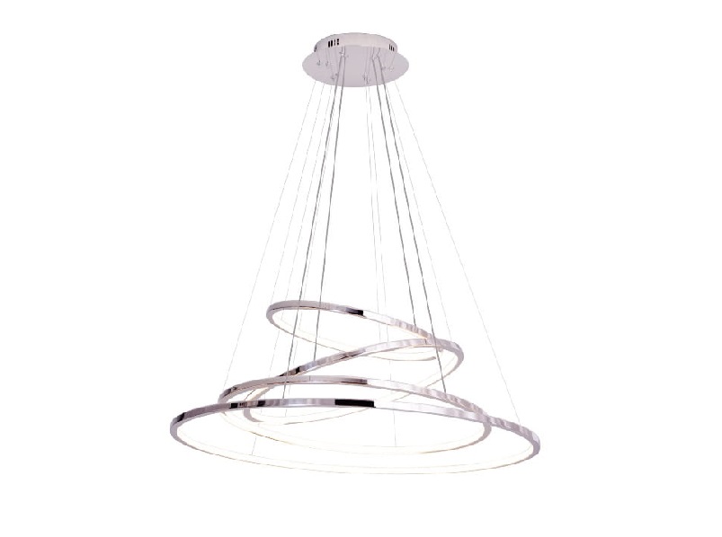 Závesná lampa QUEEN CHROME