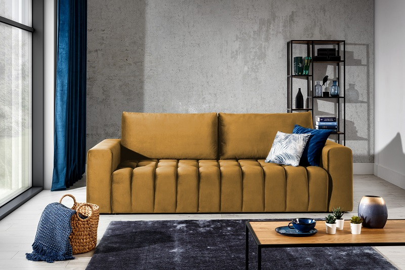 Sedačka LAZARO DARK MUSTARD