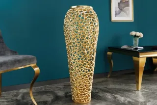 Váza LEAFNET GOLD 90