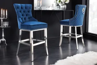 Barová stolička CASTELO ROYAL BLUE
