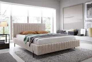 Posteľ Plissa 180 Beige