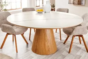 Jedálenský stôl Unique Round 120 Oak