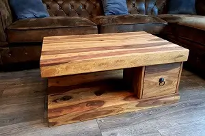 Konferenčný stolík SHEESHAM WOODY