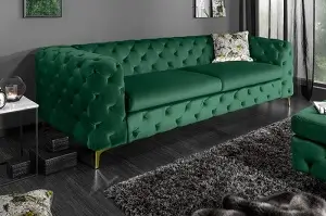 Sedačka MODERN BAROCK SMARAGD