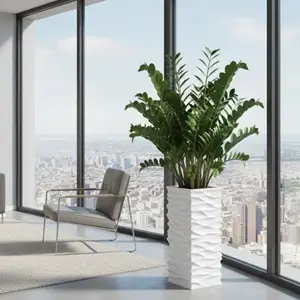 Kvetináč CUBICON WHITE 70