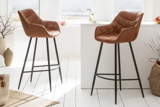 Barová stolička DUTCH ANTIK BROWN
