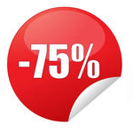 zľavy do -75%