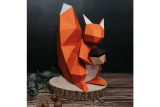 Dekorácia PAPER SQUIRREL