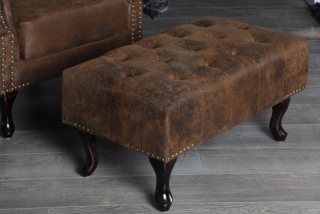 Taburet CHESTERFIELD STOOL VINTAGE