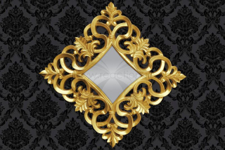 Zrkadlo BAROQUE XL GOLD