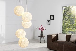 Závesná lampa COCOON WHITE SET