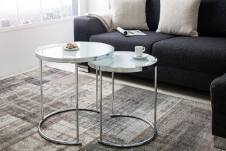 Sada stolíkov PONT DECO CHROME SET