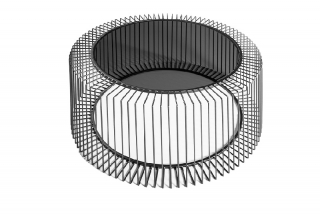 Konferenčný stolík DIMENSION 80 ROUND DARK