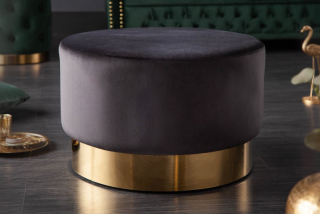 Taburet MODERN BLACK GOLD