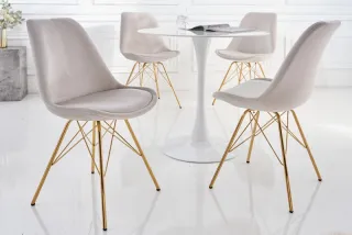 Stolička SCENER RETRO GOLD CHAMPAGNE